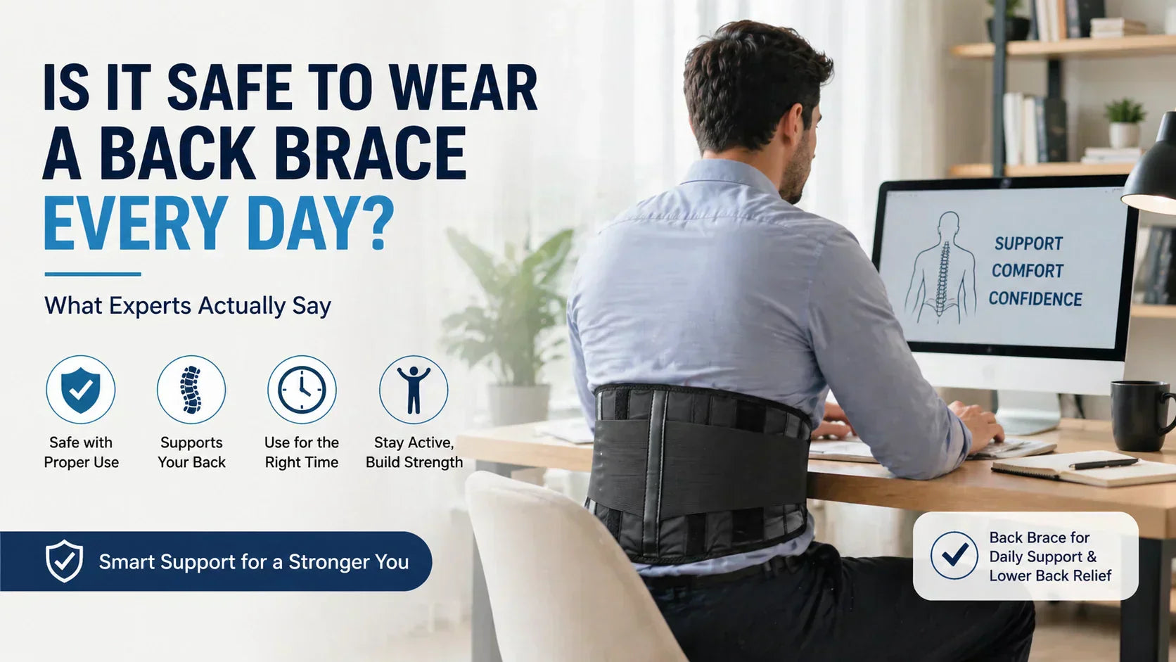 Is It Safe to Wear a Back Brace Every Day? (What Experts Actually Say)