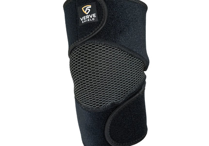 front view of knee brace with breathable material