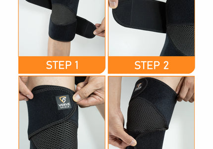 how to wear knee brace